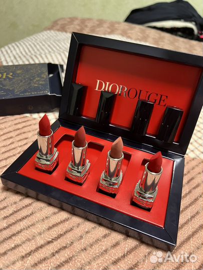 Набор мини помад dior rouge