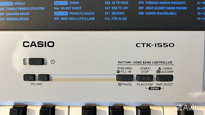 Синтезатор Casio CTK-1550