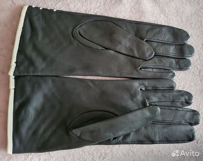 Перчатки женские кожаные 7 размер