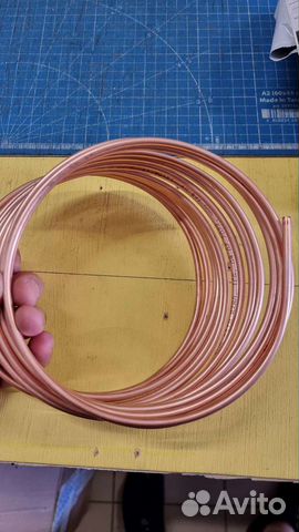 Трубка медная тормозная 6 метров 4.75мм