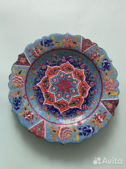 Турецкая тарелка с росписью