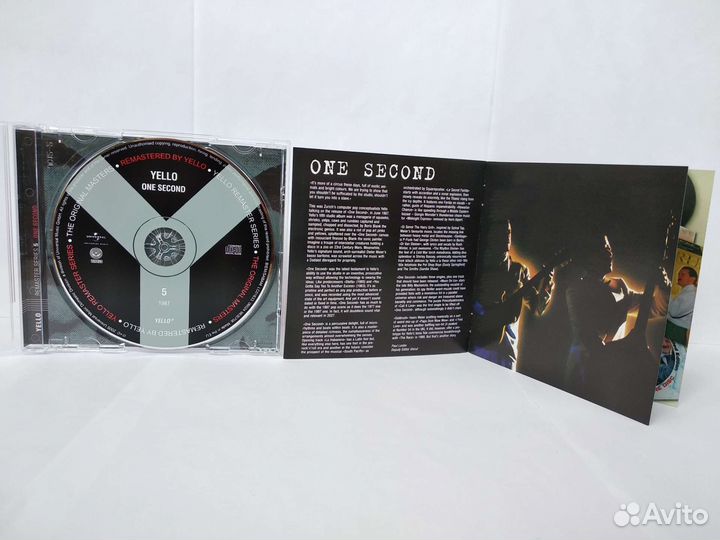 CD disc yello ONE second Новый