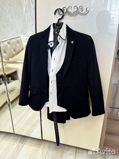 Школьная форма для мальчика 140 синяя