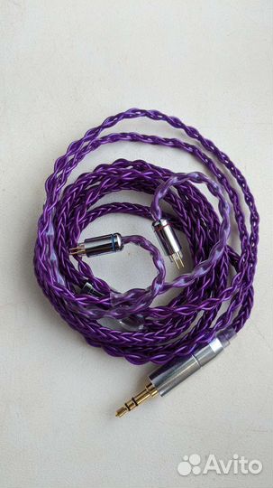 Кабель для наушников nicehck Purple 3.5
