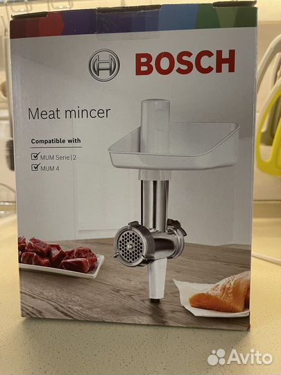 Мясорубка к кухонному комбайну Bosch mum 2/4