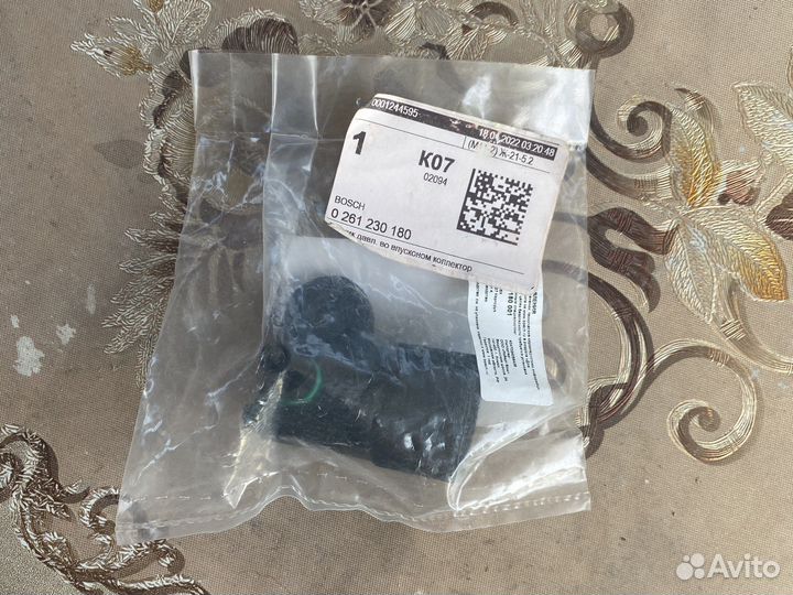 Дтчик давления Bosch 0261230180