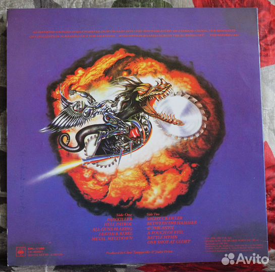 Judas Priest Painkiller пластинка