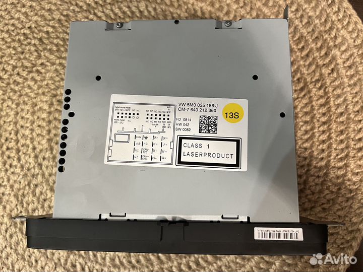 Магнитола RCD 310 на VAG