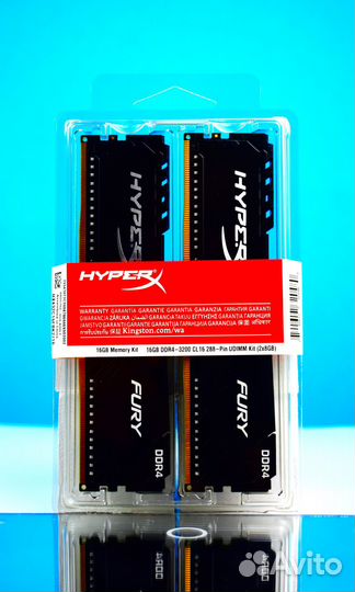 HyperX Fury DDR4 3200 мгц 16 GB