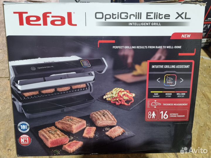 Электрогриль Tefal optigrill elite gc760d30