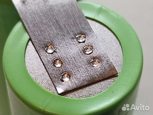 Контактная точечная сварка аккумуляторов 18650