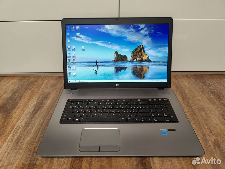 Огромный мощный нр probook 470 i7/16/128 17 дюймов