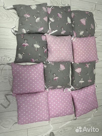 Бортики (подушки) в детскую кроватку