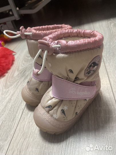 Сапоги зимние детские для девочки Kapika