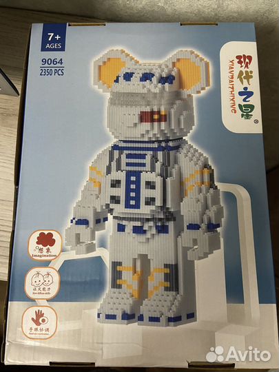 3d конструктор Bearbrick медведь