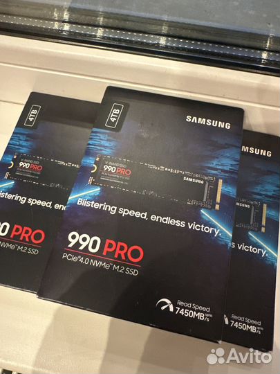 Новый Samsung SSD 990 PRO 4TB