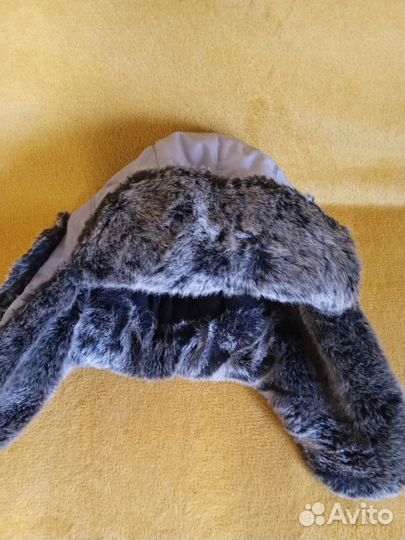 Шапка ушанка зимняя детская 51 см