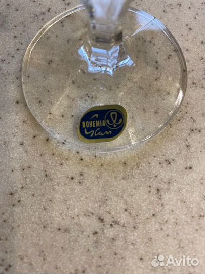 Набор рюмок чешского бренда Crystal Bohemia