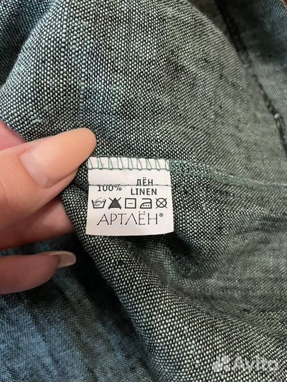 Платье льняное