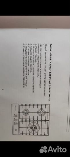 Варочная панель газовая Zigmund & Shtain M 23.4 B