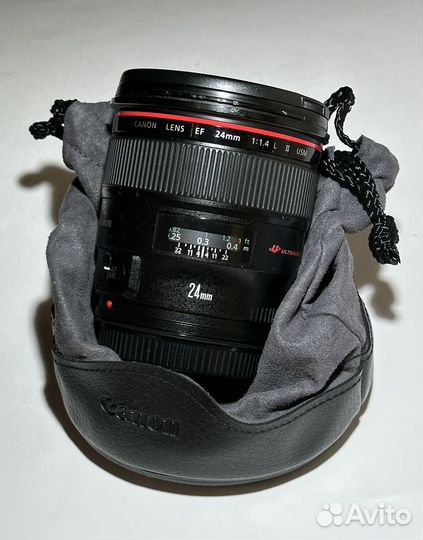 Canon EF 24mm f/1.4L II USM (полный комплект)