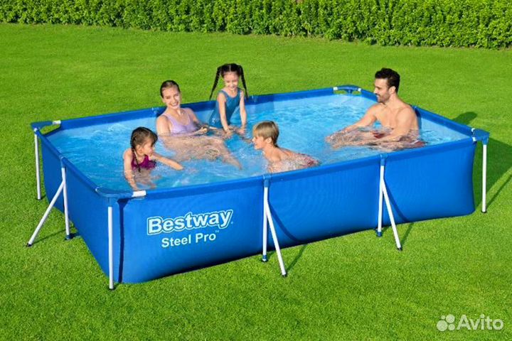 Каркасный бассейн Steel Pro 300х201х66см + набор