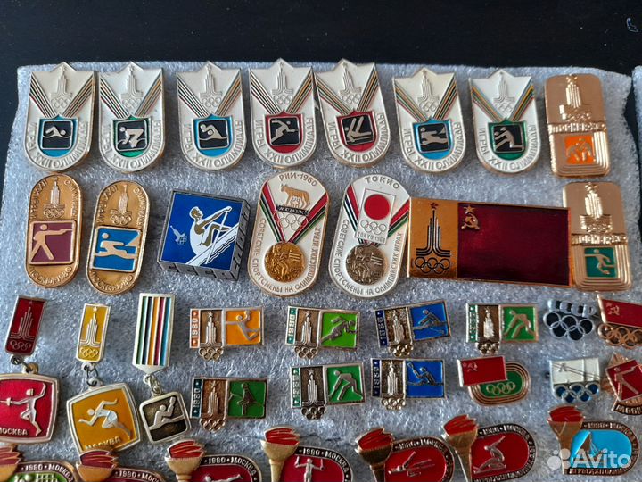 Значки СССР Олимпиада 80