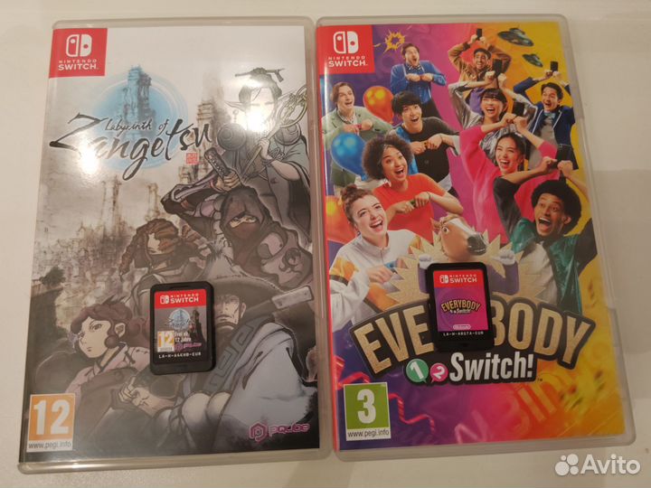 2 игры на Nintendo switch