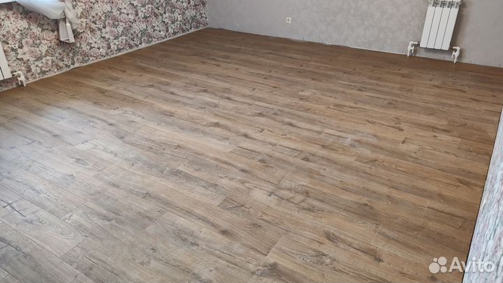 Укладка ламината,кварцвинила,линолеума,наливнойпол