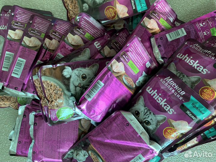 Корм для кошек вискас 28шт