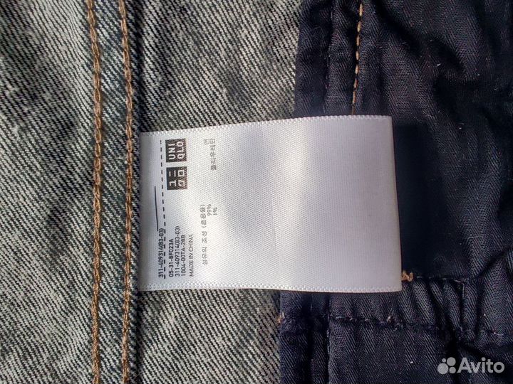 Джинсовая куртка uniqlo