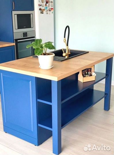 Кухня с островом по вашим размерам на заказ