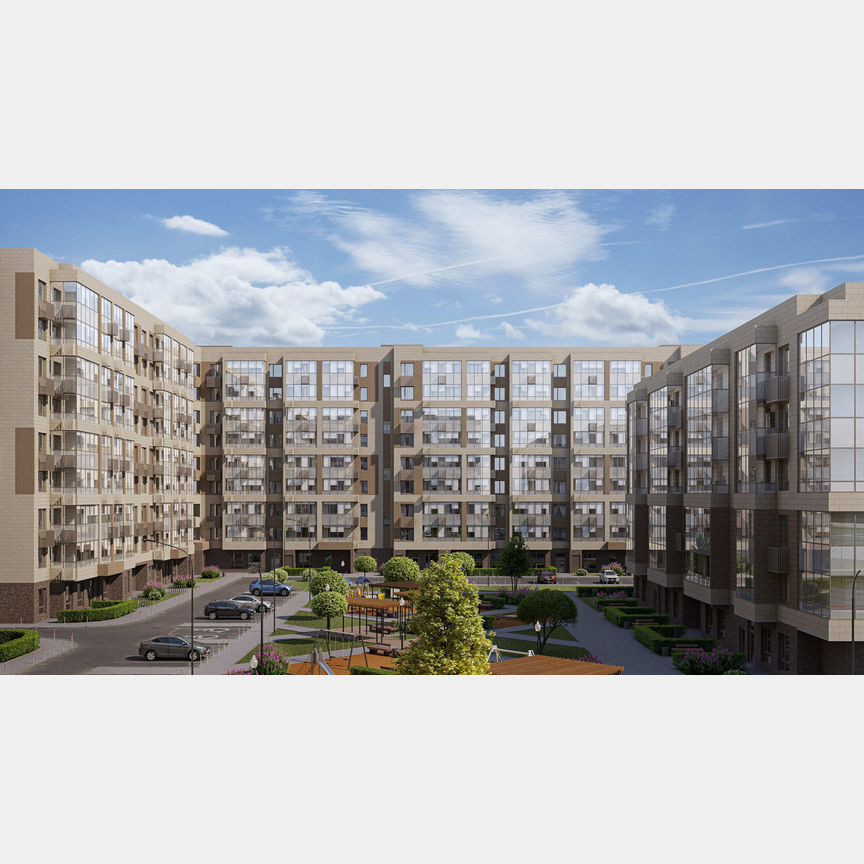 2-к. квартира, 61,5 м², 7/9 эт.