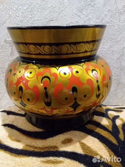 Ваза деревянная