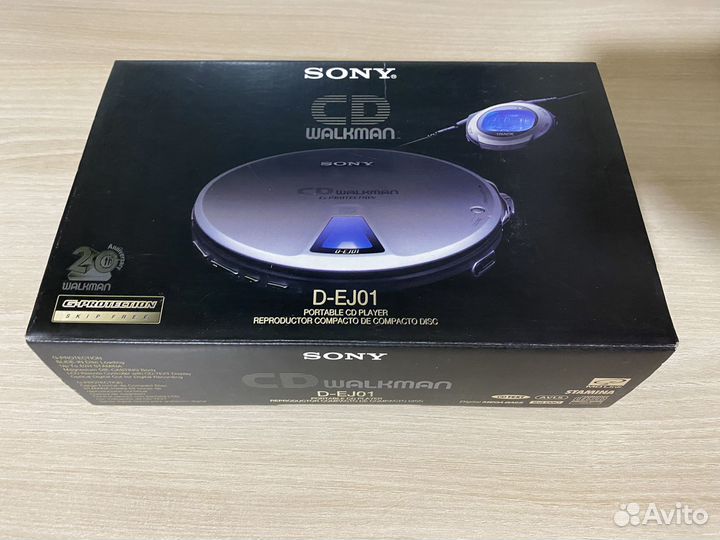 Новый Sony CD Walkman D-EJ01