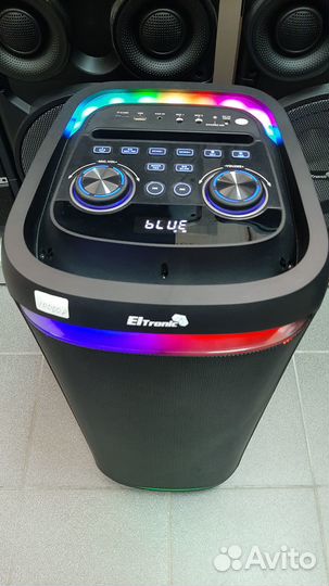 Мощная колонка eltronic 30-26 1200Ватт с микр