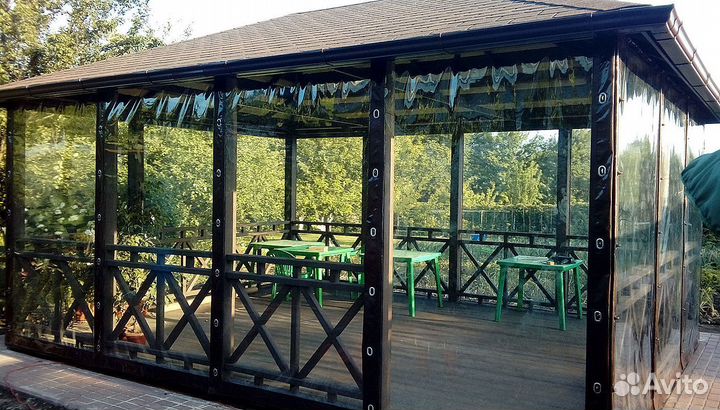 Шторы пвх для беседки