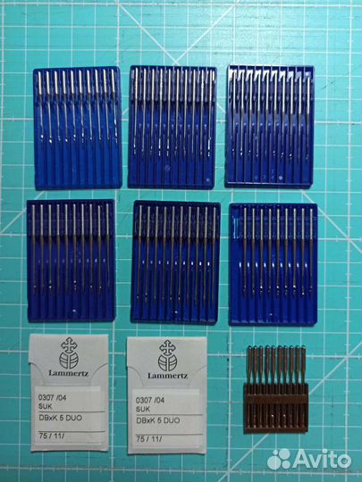 Иглы для промышленных швейных машин и оверлоков