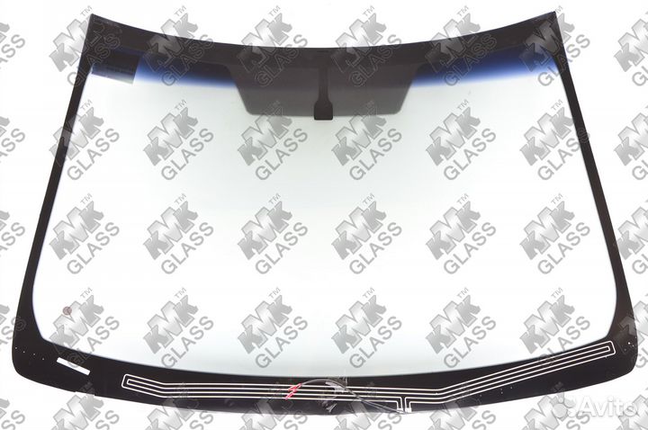 Стекло лобовое toyota camry 4Х дверный седан ACV50/RV10 2011-2018 (вин окно шёлк под Д/Д+полный обог