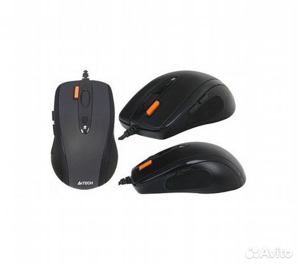 Мышь A4Tech V-Track Padless N-70FX, черный