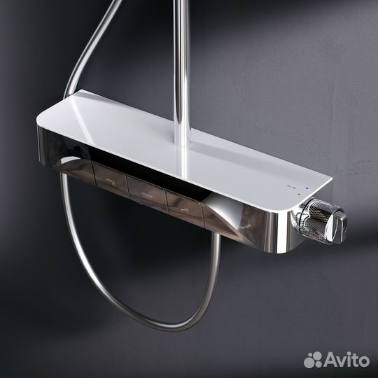 Душевая система AM.PM Func F078F700 стойка с тропи