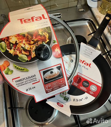 Новая сковорода tefal 26 см