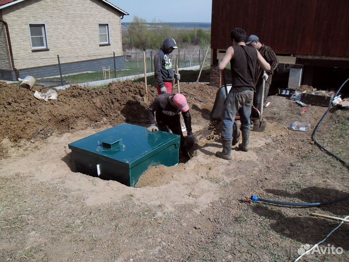 Автономная канализация под ключ. В любой грунт