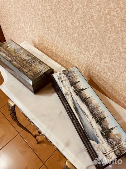 Шкатулка из натурального камня