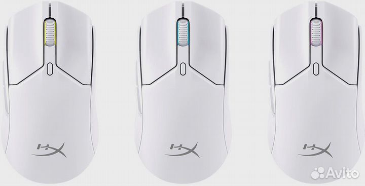 Мышь HyperX Pulsefire Haste 2 Mini белый оптическая 26000dpi беспров. BT/Radio USB 6but (7D389AA)