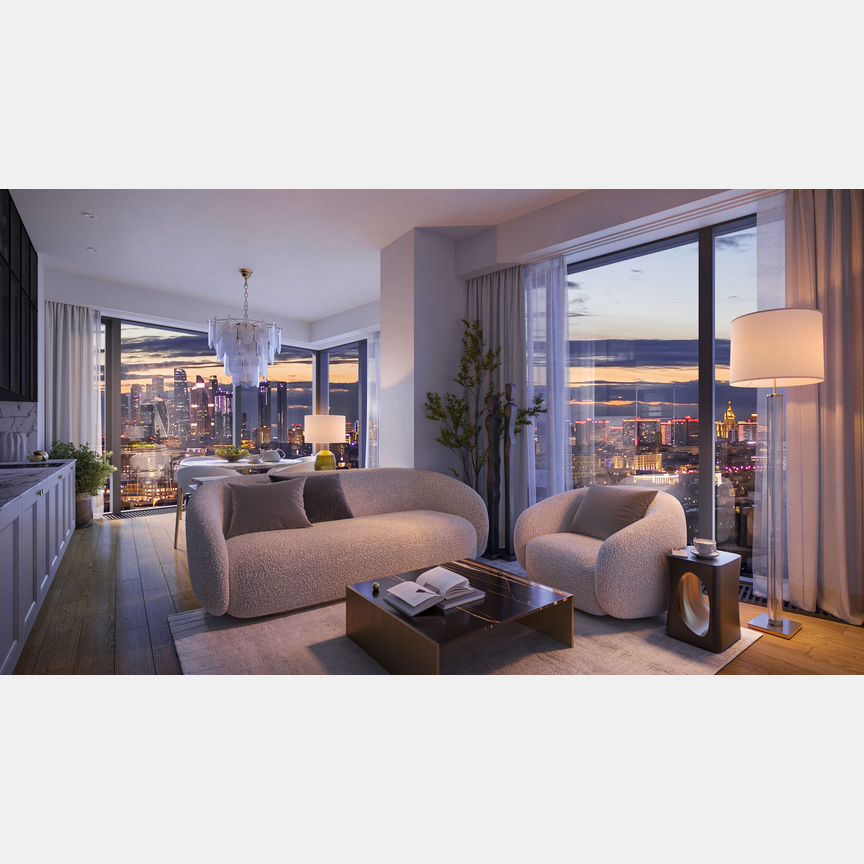 2-к. квартира, 58,5 м², 34/47 эт.