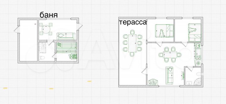 Дом 65 м² на участке 9 сот.