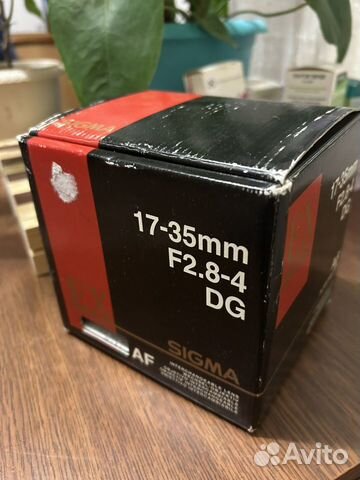 Чехол и коробка для объектива Sigma объявление продам