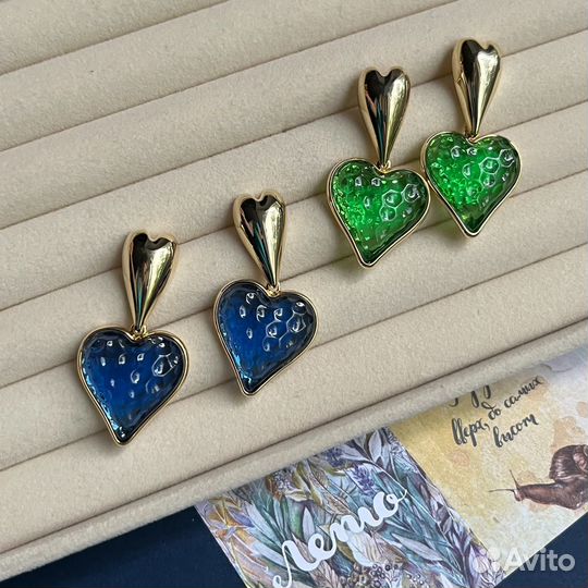 Серьги стильные