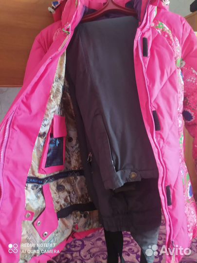 Лыжный костюм женский 42 44 и шапка